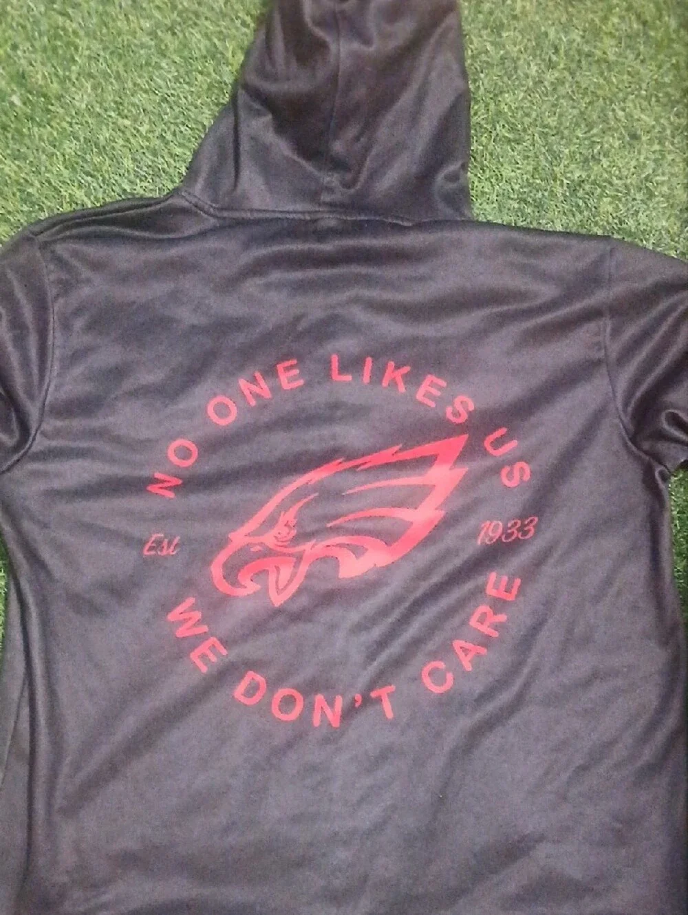 Black N Red Jordan X Jalen Hurts Fleece Hoodie (L)